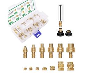 Pannes de fer à souder Mintion, ensemble de pannes pour inserts filetés, pannes de soudage M2/M3/M4/M5/M6/M8, insert fileté pour impression 3D, outil d'insert fileté, accessoires pour imprimante 3D