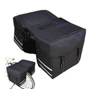 Panniers,Large Capacity Rear Rack Panniers | Bicycle Trunk for Commuting, Reflective Trim Mountain Road Electric Saddle, Fits Most Bicycle Racks