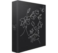 PANODIA Album Elegente Pochettes 200V 11.5X15cm Noir