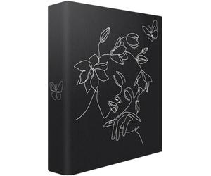 PANODIA Album Elegente Pochettes 200V 11.5X15cm Noir