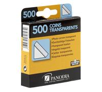 Panodia – Boîte 500 coins photos adhésifs transparents – Excellente adhésion – Marque française