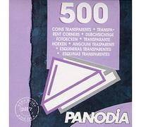 Panodia - Boîte De 500 Coins Photos Adhésifs Transparents - Idéales Pour Albums Photo Scrapbooking Et Projets Créatifs - Excellente Adhésion Sur Divers Supports - Marque Française