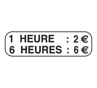 Panonceau complémentaire stationnement arrêt 350x250 Ecolign M6g cl2 - NADIA SIGNALISATION - PNC350250E2M6g
