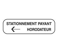 Panonceau stationnement arrêt 500x200 Ecolign M6e ex.2 cl1 - NADIA SIGNALISATION - PNC500200E1M6ee2