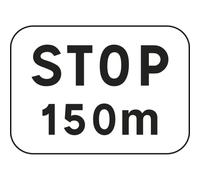 Panonceau STOP 500x200 M5 cl1 - NADIA SIGNALISATION - PNC500200E1M5