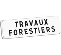 Panonceau TRAVAUX FORESTIERS M9 classe T1 700 x 200 TALIAPLAST - 525366