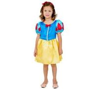 Panoplie 8/10 ans : princesse blanche-neige, robe courte césar G