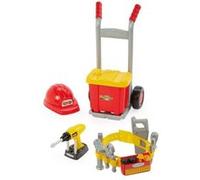 Ecoiffier Jouets 2420 - Panoplie Bricoleur 4 en 1 - Jeux d'imitations pour Enfants - Dès 18 Mois - Fabriqué en France