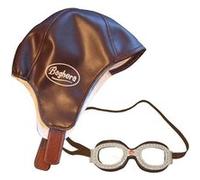 Panoplie pilote vintage marron Marron G