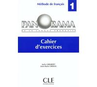 Panorama 1 cahier exercice version euros Exercices - Jacky Girardet - Cle International - broché - Scolaire / Universitaire