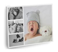 Panorama Collage Personnalisée sur Toile avec Vos Photos 60x40 cm - De 3 à 10 Pics - 20 Tailles - Cadre Collage - Cadeau Original - Modèle 4