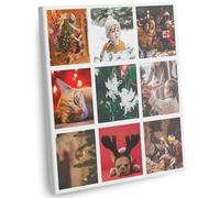 Panorama Collage Personnalisée sur Toile avec Vos Photos 90x90 cm - De 3 à 10 Pics - 20 Tailles - Cadre Collage - Cadeau Original - Modèle 3