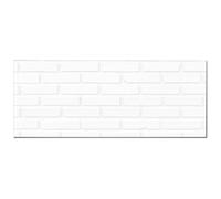 Panorama Crédence Adhésive Cuisine Brique Blanche 40x300 cm - Crédence Adhésive pour Cuisine - Protege Mur Cuisine