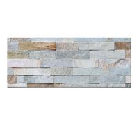 Panorama Crédence Adhésive Cuisine Brique Bleue 40x100 cm - Crédence Adhésive pour Cuisine - Protege Mur Cuisine