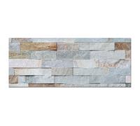 Panorama Crédence Adhésive Cuisine Brique Bleue 40x200 cm - Crédence Adhésive pour Cuisine - Protege Mur Cuisine