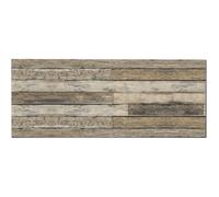 Panorama Crédence Adhésive Cuisine Texture du Bois Brun 60x200 cm - Crédence Adhésive pour Cuisine - Protege Mur Cuisine