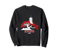 Panorama de Kyoto, cerisiers en Fleurs et Ancienne Tour | Japan Travel Sweatshirt