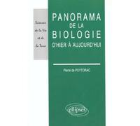 Panorama de la biologie d'hier à aujourd'hui - Puytorac de - Ellipses - Livre