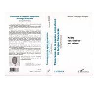 PANORAMA DE LA POESIE CONGOLAISE DE LANGUE FRANCAISE (Congo-Kinshasa) Antoine Tshitungu Kongolo (Auteur)