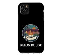 Panorama des Bateaux fluviaux de la Ville de Baton Rouge en Louisiane Coque pour iPhone 11 Pro Max