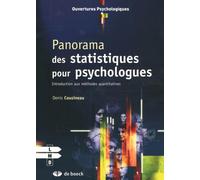Panorama des statistiques pour psychologues: Introduction aux méthodes quantitatives