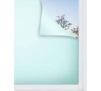 Panorama Film de Fenêtre Bleu 120x100 cm - Adhesif Vitre Anti Occultant - Electrostatique