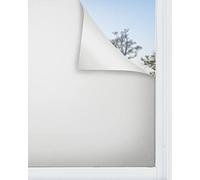 Panorama Film de Fenêtre Gris 60x100 cm - Adhesif Vitre Anti Occultant - Electrostatique