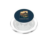 Panorama Historique de la Ville du Vatican, œuvre d'art rétro de Voyage Vintage PopSockets PopGrip pour MagSafe
