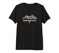 Panorama Montagne Vacances de Ski Apres-Ski Engelberg Titlis T-Shirt Haut de Gamme