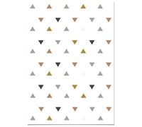 Panorama Papier Peint Adhésif Triangles 60x200 cm - Imprimé sur Vinyle Textile - Installation Facile, Lavable et Résistant