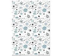 Panorama Papier Peint Meuble Àutocollant Espace 66x100 cm - Imprimé sur Vinyle - Installation Facile, Lavable et Résistant - Papier Peint Chambre Enfant