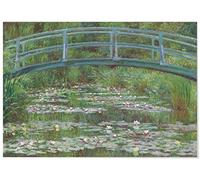 Panorama Poster Claude Monet Le Pont Japonais 70x50 cm - Imprimée sur Poster 250gr - Peintures Célèbres - Affiche