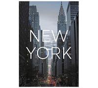 Panorama Poster Coucher du Ville de New York 50 x 70 cm - Imprimée sur Poster 250gr - Villes du Monde - Affiche