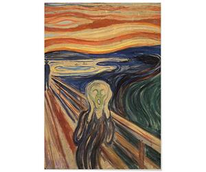 Panorama Poster Edvard Munch Le Cri 35x50 cm - Imprimée sur Poster 250gr - Peintures Célèbres - Affiche