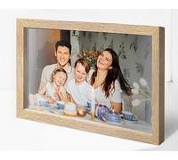 Panorama Poster Personnalisé avec Cadre Couleur Bois A4 29,7x21 cm - Photo sur Papier 250gr - Cadeau Unique