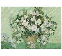 Panorama Poster Van Gogh Roses Horizontale 100x70 cm - Imprimée sur Poster 250gr - Peintures Célèbres - Affiche