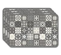 Panorama Sets De Table Hydraulique Gris 45x30 cm Paquet de 4