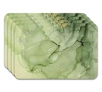 Panorama Sets De Table Marbre Vert 45x30 cm Paquet de 4