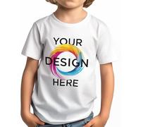 Panorama Shirt Unisex Personnalisé pour Garçons et Filles - Couleur Blanc - Tshirt Personnalisable avec Photo 100% Coton - Cadeau Femme et Homme - Tee Shirt Texte Photo Personnalisé