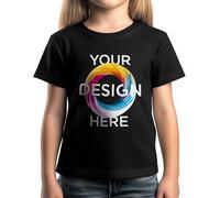 Panorama Shirt Unisex Personnalisé pour Garçons et Filles - Couleur Noir - Tshirt Personnalisable avec Photo 100% Coton - Cadeau Femme et Homme - Tee Shirt Texte Photo Personnalisé