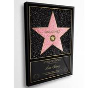 Panorama Star of Fame 70x100 cm - Étoile Hollywood Personnalisée - Promenade de la Célébrité - Cadeau Original