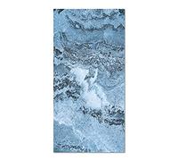 Panorama Tapis du Sol Allée - Différentes Tailles - (Marbre Bleu 60x200 cm)