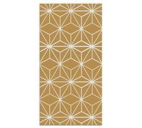 Panorama Tapis Vinyle Cuisine Salle de Bain - Différentes Tailles - (Lignes d'Étoiles Noirs 40x80 cm)