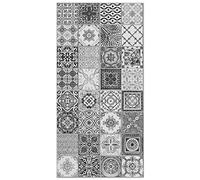 Panorama Tapis Vinyle - Modèle Carreaux Ciments Nijar Gris 40x80 cm - Différentes Tailles - Deco Maison, Cuisine, Chambre et Exterieur