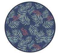Panorama Tapis Vinyle - Modèle Feuille Rond 150x150 cm - Différentes Tailles - Deco Maison, Cuisine, Chambre et Exterieur