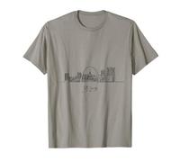 Panorama urbain américain de Saint-Louis dans le Missouri T-Shirt