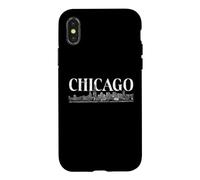 Panorama Urbain de Chicago : Ville de Chicago, Bord du lac, Centre-Ville de Chicago Coque pour iPhone X/XS