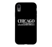Panorama Urbain de Chicago : Ville de Chicago, Bord du lac, Centre-Ville de Chicago Coque pour iPhone XR