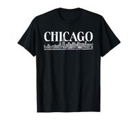 Panorama urbain de Chicago : ville de Chicago, bord du lac, centre-ville de Chicago T-Shirt