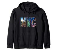 Panorama Urbain de New York, Centre-Ville de Manhattan, New York Sweat à Capuche